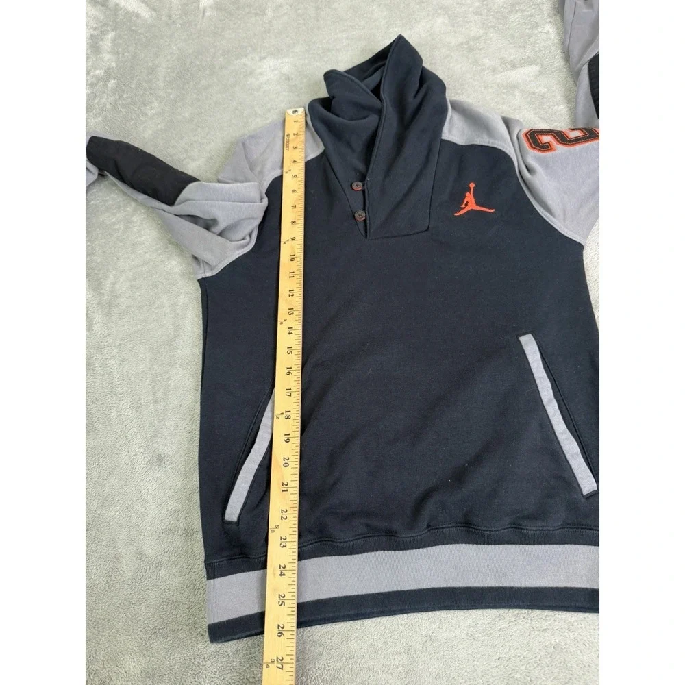 Nike Air Jordan Fleece Hoodie Men's Size Small Black